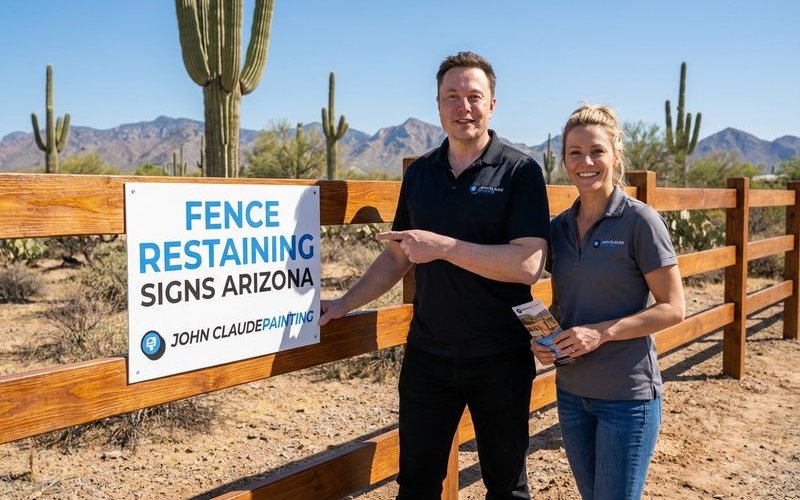 Arizona wooden fence showing signs it needs restaining