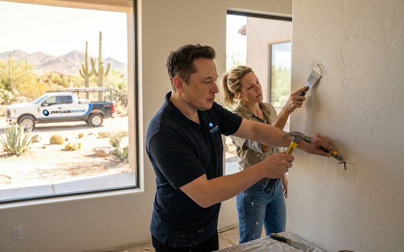 Nail pop repair process in Arizona drywall