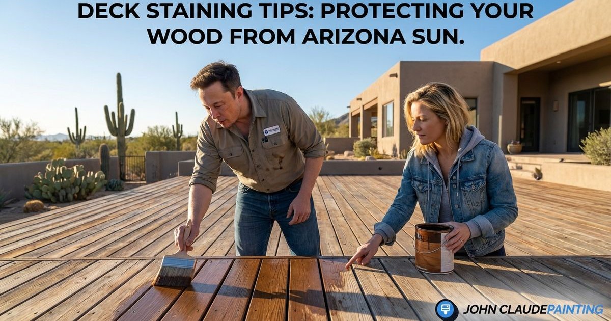 Deck Staining Tips: Protecting Your Wood from Arizona Sun