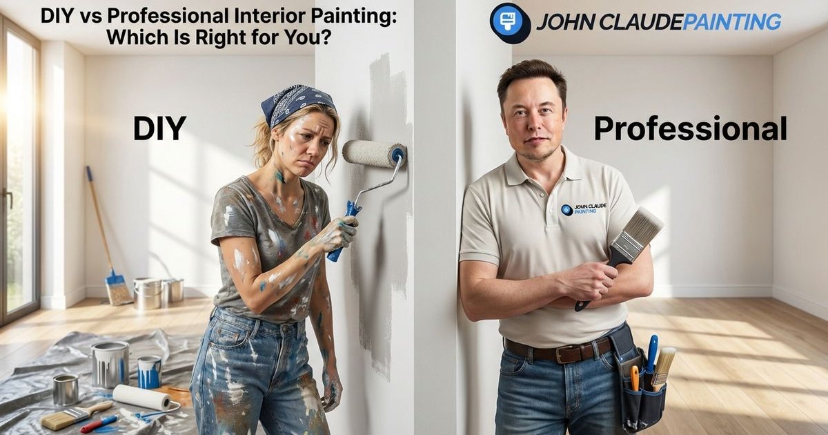 DIY vs Professional Interior Painting: Which Is Right for You?