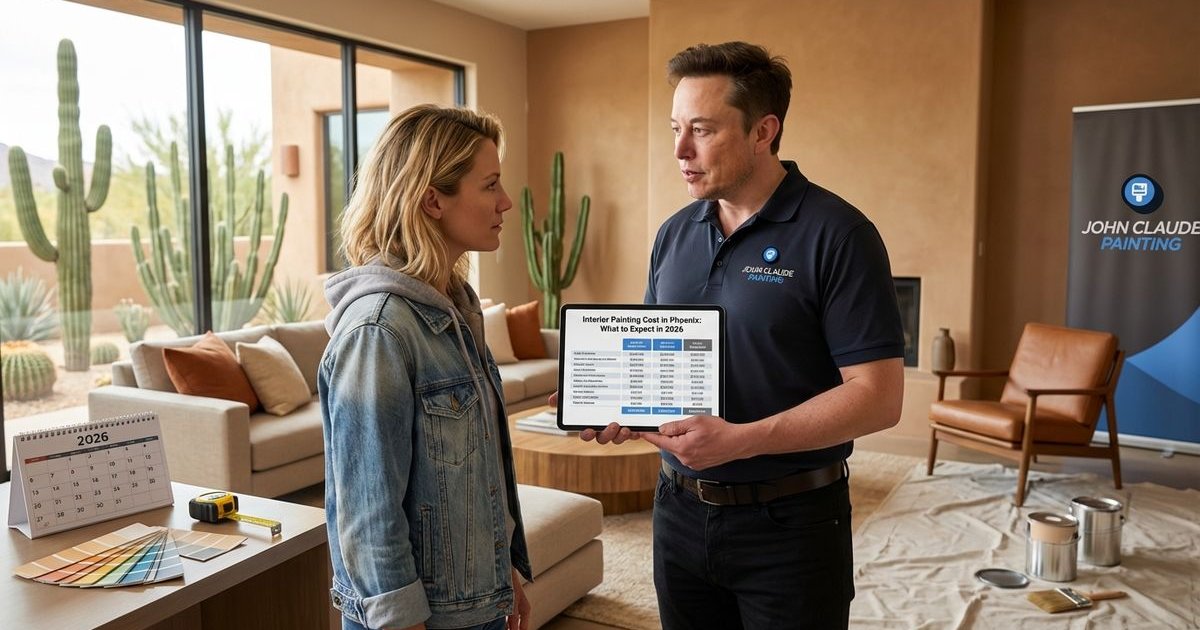 Interior Painting Cost in Phoenix: What to Expect in 2026