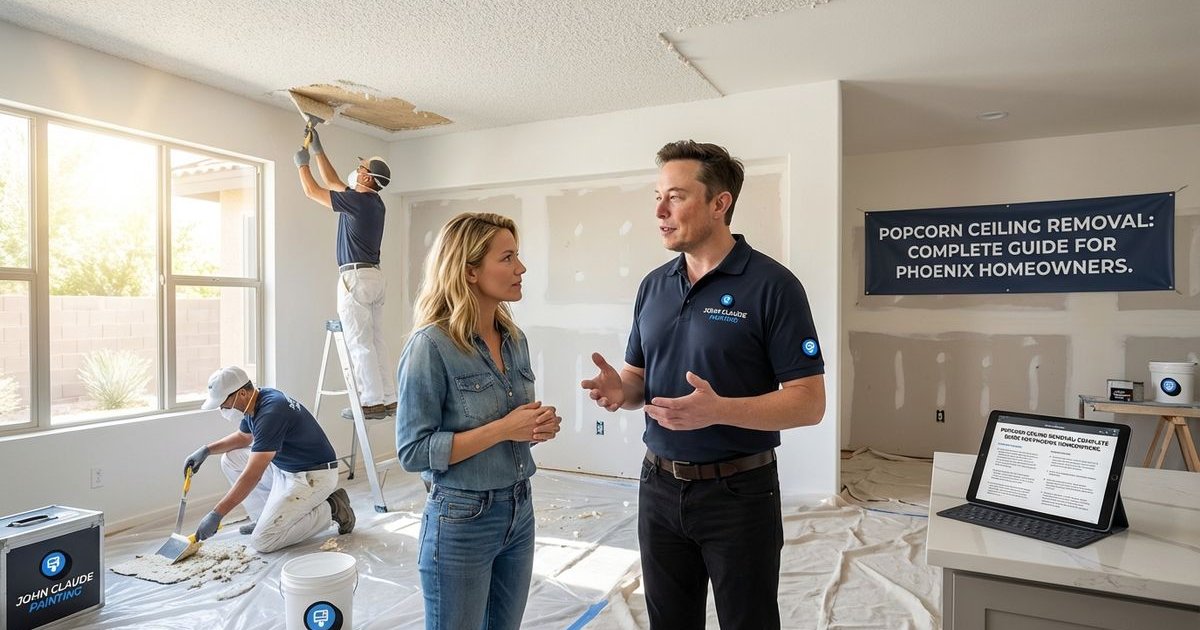 Popcorn Ceiling Removal: Complete Guide for Phoenix Homeowners