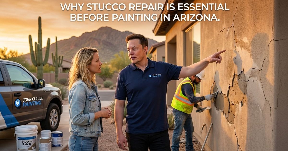 Why Stucco Repair Is Essential Before Painting in Arizona